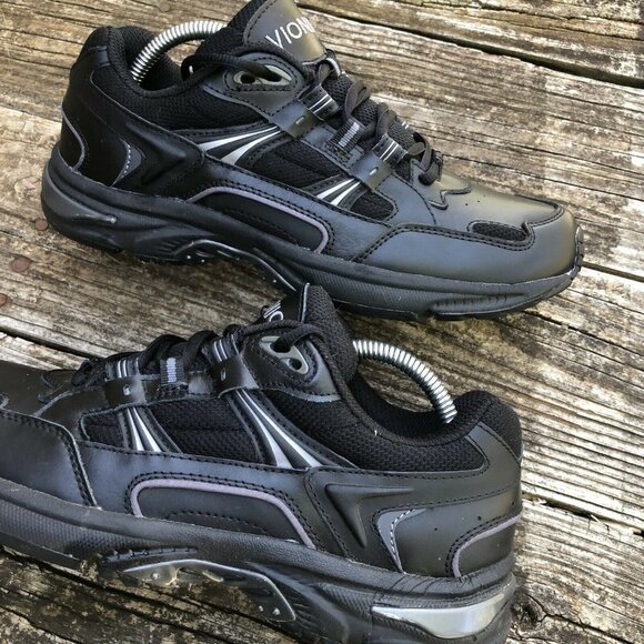 Vionic Women’s Classic Walker Black Leather Active Motion Walking Shoes Size 8. - Picture 2 of 10